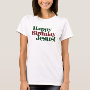 Gelukkig Birthday Jezus, het is Kerstmis. T-shirt