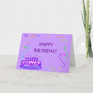 GELUKKIG BIRTHDAY! Wenskaart Kaart