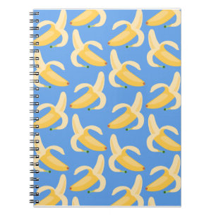 Gelukkig Blauw Banaan Notitieboek 