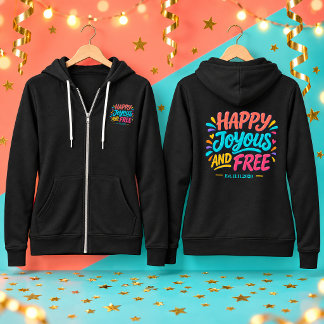 Gelukkig, Blij en Vrij - Oprichtingsdatum voor Her Hoodie