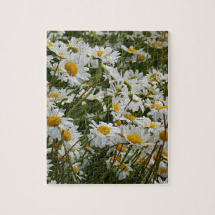 Gelukkig Bloemenweiland - Gelukkig gezicht lachend Legpuzzel