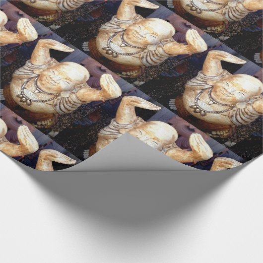 gelukkig boeddha cadeaupapier (Hoek)