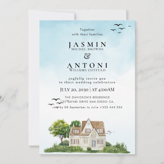 Gelukkig Boerderij Kaart (Voorkant)