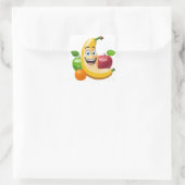 Gelukkig Bosje Fruit Sticker (Tas)