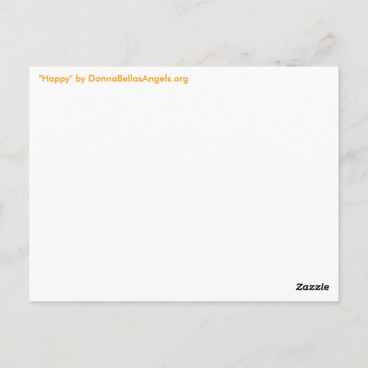 Gelukkig Briefkaart (Achterkant)