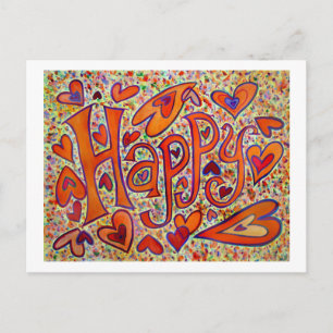 Gelukkig Briefkaart