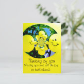 Gelukkig...._ Briefkaart (Staand voorkant)