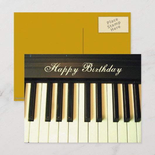 Gelukkig Briefkaart Birthday_ (Voorkant / Achterkant)