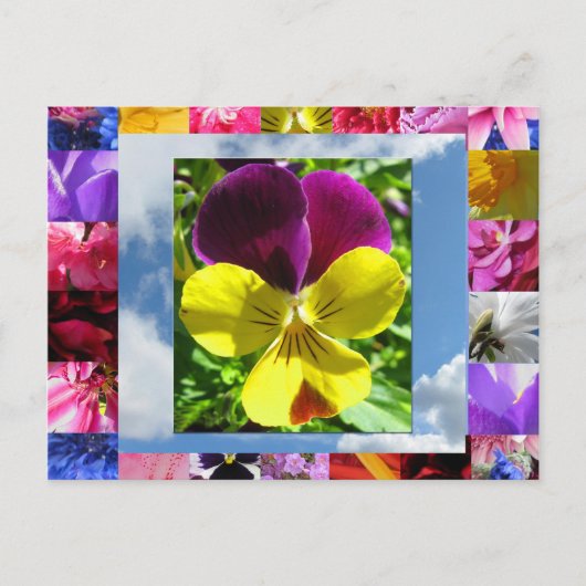 Gelukkig Briefkaart Flowers (Voorkant)