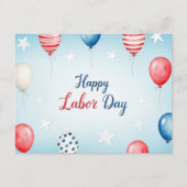 Gelukkig Briefkaart op de Dag van de Arbeid (Voorkant)