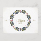 Gelukkig Briefkaart op de Dag van de Arbeid (Voorkant)