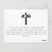 gelukkig briefkaart op zondag (Achterkant)