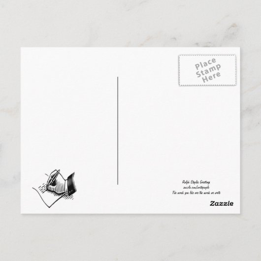 Gelukkig briefkaarten van de familiedag guyana (Achterkant)