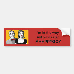 Gelukkig Bumpersticker! Bumpersticker