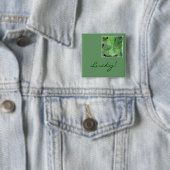 Gelukkig! Button2 Vierkante Button 5,1 Cm (In situ)