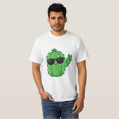 Gelukkig cactus t-shirt (Voorkant volledig)