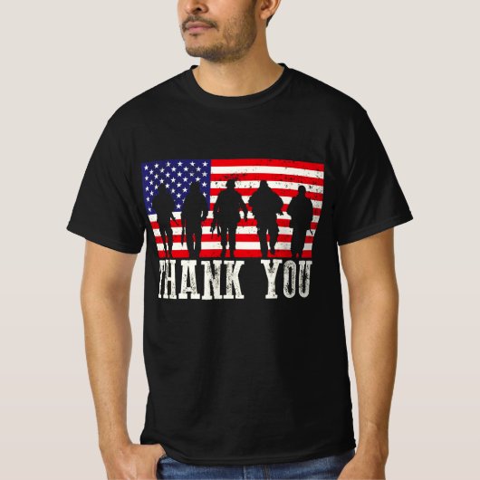 Gelukkig cadeau van de veteranendag t-shirt (Voorkant)