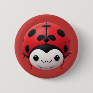 Gelukkig cadeau voor een babyshower met een vrolij ronde button 5,7 cm