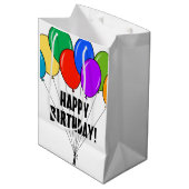 Gelukkig cadeautas van de verjaardag met gekleurde (Voorkant Gekanteld)