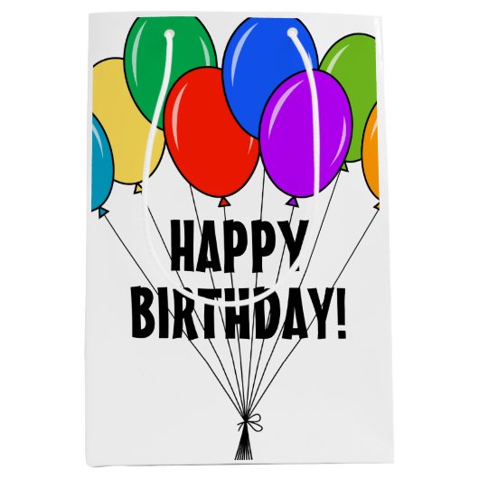 Gelukkig cadeautas van de verjaardag met gekleurde (Voorkant)