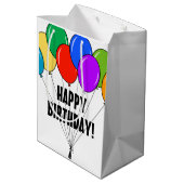 Gelukkig cadeautas van de verjaardag met gekleurde (Achterkant Gekanteld)