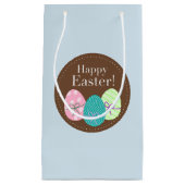 Gelukkig cadeautas van paasfeest met eieren (Voorkant)