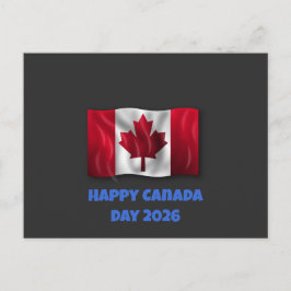 Gelukkig Canada-dag ansichtkaart Briefkaart