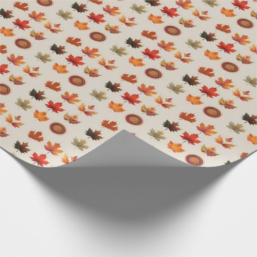 Gelukkig Canada Dag! Cadeaupapier (Hoek)