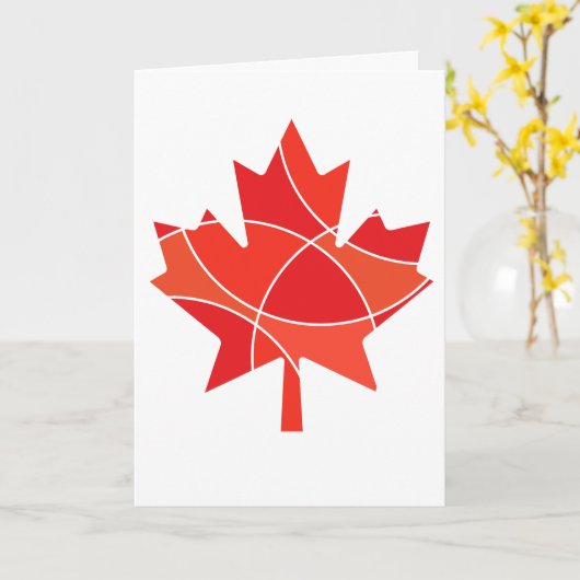 Gelukkig Canada Dag! Kaart (Gele Bloem)