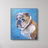 "Gelukkig?" Canvas Afdruk (Voorkant)