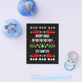 Gelukkig Caravan Kerstseizoen Flyer (Enkel)