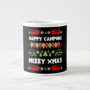 Gelukkig Caravan Kerstseizoen Grote Koffiekop