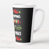 Gelukkig Caravan Kerstseizoen Latte Mok (Rechts)