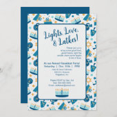 Gelukkig Chanoeka feest Kaart (Voorkant / Achterkant)