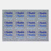 Gelukkig Chanoeka Joodse vakantie cadeau inpakpapi Inpakpapier Vel (Voorkant)