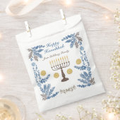 🕎 Gelukkig Chanoeka, waterverf Bedankzakje (Geknipt)