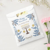 🕎 Gelukkig Chanoeka, waterverf Bedankzakje (Gezegeld)