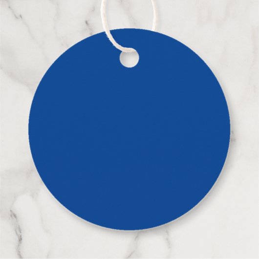 Gelukkig Chanoeka wit blauw minimalistisch geperso Bedankjes Labels (Achterkant)