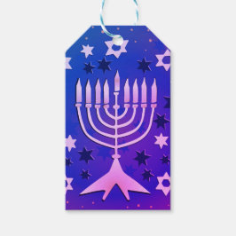 Gelukkig Chanukah gepersonaliseerd cadeau Label Cadeaulabel