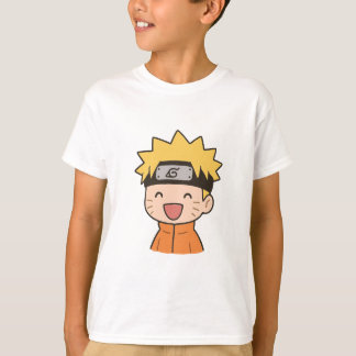Gelukkig Chibi Ninja Kinderen T-Shirt - Cute Anime