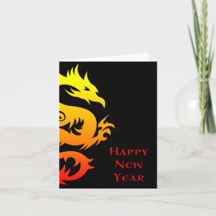 gelukkig Chinees nieuw jaar: jaar van de draak Feestdagen Kaart
