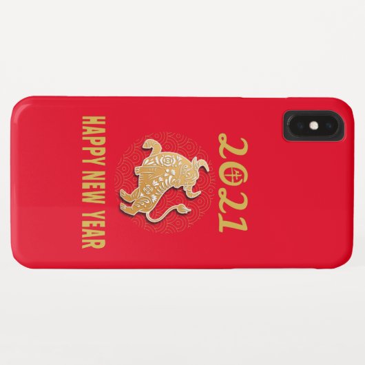 Gelukkig Chinees nieuwjaar 2021 Case-Mate iPhone Case (Achterkant (horizontaal))