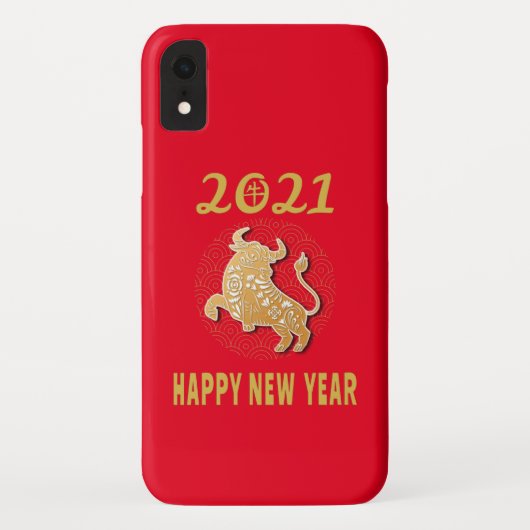 Gelukkig Chinees nieuwjaar 2021 Case-Mate iPhone Case (Achterkant)