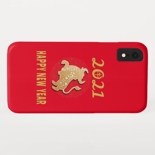 Gelukkig Chinees nieuwjaar 2021 Case-Mate iPhone Case (Achterkant (horizontaal))