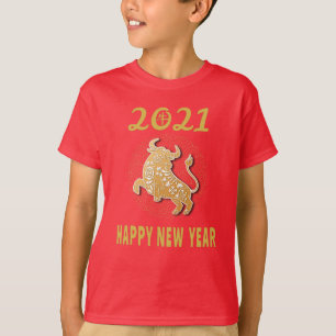 Gelukkig Chinees nieuwjaar 2021 T-shirt