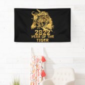 Gelukkig Chinees nieuwjaar 2022 Jaar van de tijger Spandoek (Insitu)