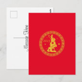 Gelukkig Chinees nieuwjaar 2023 konijn Briefkaart (Voorkant / Achterkant)