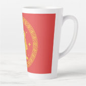 Gelukkig Chinees nieuwjaar 2023 konijn Latte Mok (Rechts)