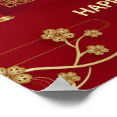 Gelukkig Chinees Nieuwjaar 2024 Maanjaar 2024 Poster (Hoek)