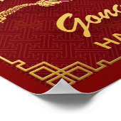 Gelukkig Chinees Nieuwjaar 2024 Maanjaar 2024 Poster (Hoek)
